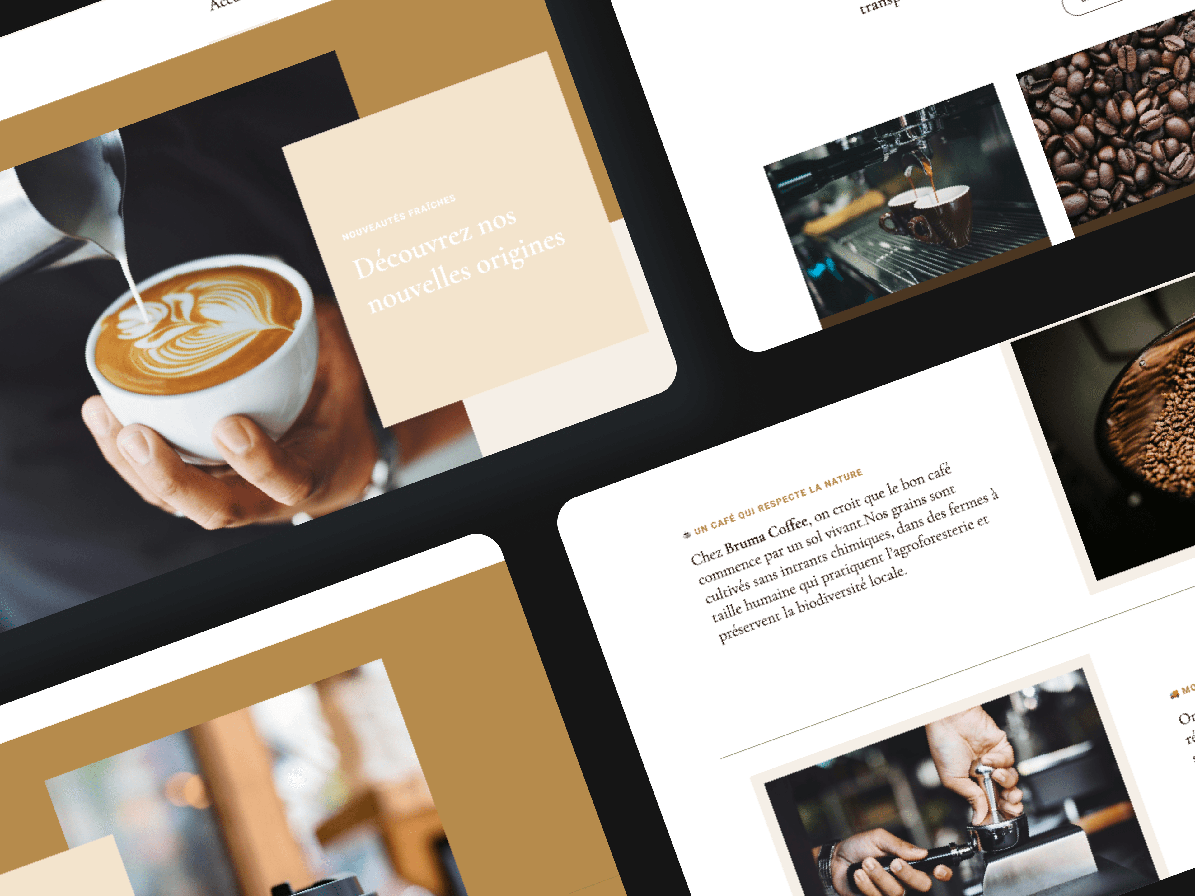 Présentation Site de Bruma Coffee - Clarisse K